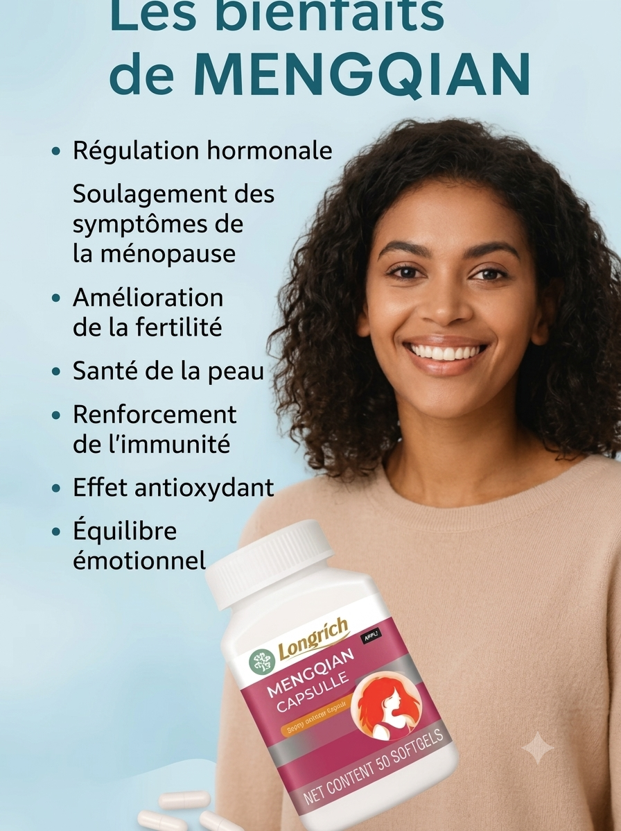 MENGQIAM : COMPLÉMENT HORMONAL POUR FEMME